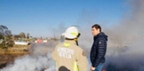 Brinda Morelia respaldo total para sofocar incendio en Tarímbaro: Alfonso Martínez