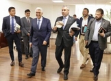 Bedolla y Conagua revisan proyecto de saneamiento del Río Duero