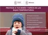 Llama SSM a proteger a niñas y niños de bajas temperaturas