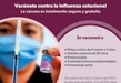 Más de 41 mil dosis de vacuna contra la influenza, aplicadas en la primer semana del año