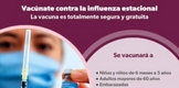 Más de 41 mil dosis de vacuna contra la influenza, aplicadas en la primer semana del año