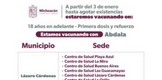 Lázaro Cárdenas continúa la aplicación del refuerzo con Abdala
