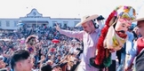 Asiste Bedolla al concurso de Danza de Kúrpites 2023