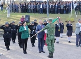 Encabeza Bedolla acto por Día de la Bandera