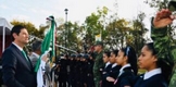 Conmemora Alfonso Martínez Día de la Bandera Mexicana