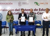 Firman alianza por la educación dual Cecytem y Asociación de Hoteles