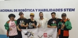 Logran alumnos del Cecytem trofeo de diseño en campeonato de robóticas