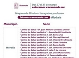 Activa en todo Michoacán, vacunación COVID-19 para mayores de 18 años: SSM