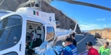 Con ambulancia aérea, SSP traslada a hombre tras accidente en autopista Siglo XXI