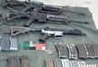 SSP y Sedena detienen a 2 con más de mil 500 municiones y tres armas largas, en Apatzingán