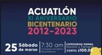 Convoca IMCUFIDE a Acuatlón con motivo del XI Aniversario Acuática del Complejo Deportivo Bicentenario