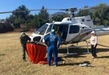 Gobierno de Michoacán envía helicóptero para atender incendio forestal en Cotija