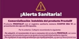 SSM alerta sobre comercialización indebida de Prostalif
