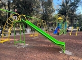 Instala Ceconexpo nuevos juegos infantiles en jardín del Planetario
