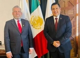 Revisan Bedolla y alcalde avances de tres proyectos para Uruapan
