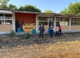 Alumnos del Cecytem y Ejercito dan mantenimiento a plantel de Buenavista