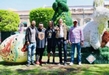 Lista la exposición de huevos de pascua, en el centro de Morelia