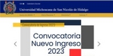 El registro de solicitudes de nuevo ingreso a la UMSNH sigue activo en periodo vacacional