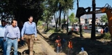 Alfonso Martínez instruye limpieza preventiva en dren al Norte de Morelia