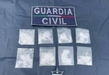 Guardia Civil asegura a 6 personas y 25 unidades de droga; en distintos hechos