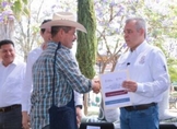 Entrega Gobernador fertilizante a 3 mil 250 productores de la región Morelia