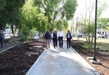 Alfonso Martínez recorre obra de Parque lineal del Boulevard García de León; registra 80% de avance