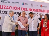 Bedolla y Torruco actualizan nombramiento a los 9 Pueblos Mágicos de Michoacán