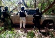 SSP, Sedena y GN aseguran dos vehículos abandonados; uno de ellos con blindaje artesanal