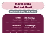 Anuncia SSM mastografías gratuitas en 3 municipios de Michoacán