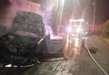 Se incendia automóvil en Zitácuaro