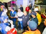 Con labores preventivas, Guardia Civil coadyuvó durante el incendio del Mercado Independencia