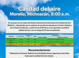 Partículas contaminantes en el aire de Morelia, por incendios forestales: Secma
