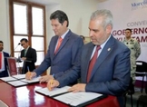 Gobiernos de Michoacán y Morelia firman convenio de coordinación en seguridad