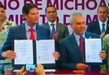 Firman gobiernos de Michoacán y de Morelia, acuerdo de seguridad para el municipio
