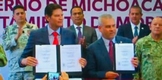 Firman gobiernos de Michoacán y de Morelia, acuerdo de seguridad para el municipio