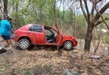 Vuelca auto en la Morelia-Pátzcuaro; hay 3 heridos