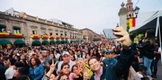 Miles de personas hacen brillar a Morelia en su 482 aniversario