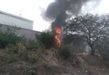 Arde bodega abandonada en Ciudad Industrial, Morelia