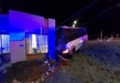 Microbús se estrella contra casa en Hacienda del Sol, Tarímbaro