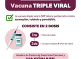 Exhorta SSM a vacunar a niñas y niños contra el sarampión