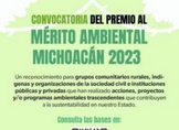 Próximo miércoles cierra la convocatoria para el Premio Ambiental Michoacán 2023