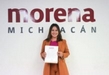 Llega Mónica Valdez a MORENA en Michoacán