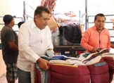 Entrega Segob víveres a personas refugiadas en Apatzingán