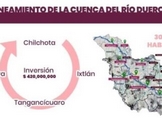 CEAC invertirá 420 mdp para sanear el río Duero en beneficio de 10 municipios de Michoacán.