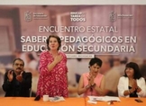 SEP y SEE fortalecen el nivel secundaria con encuentro pedagógico