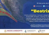 «Beatriz” impactaría en Michoacán, pide PC extremar precauciones a la población