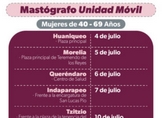 Realizará SSM mastografías gratuitas en 4 municipios de Michoacán