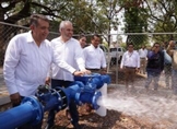 Apertura Bedolla pozo profundo en Apatzingán; beneficiados 10 mil habitantes