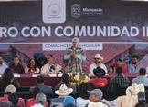 En Comachuen y Sevina, inicia Bedolla gira en las 32 comunidades con autogobierno
