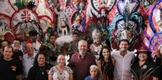 Reciben Tlahualies a Bedolla en su fiesta patronal